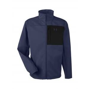 NEW UNDER ARMOUR men's coldgear infrared shield 2.0 soft shell jacket in midnigh